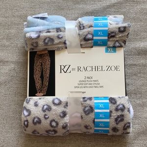 Rachel Zoe 2 piece fleece pajama bottoms. Size XL. NWT.